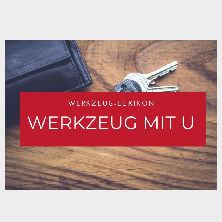 Werkzeug mit U