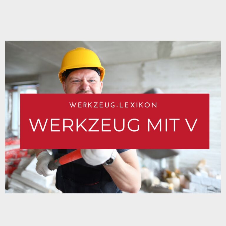 Werkzeug mit V