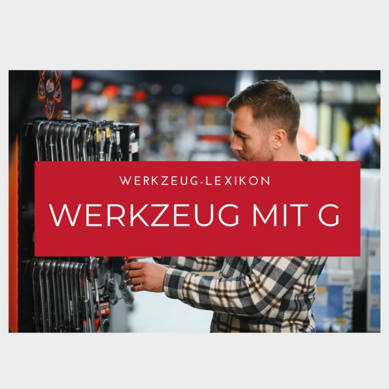 Werkzeug mit G